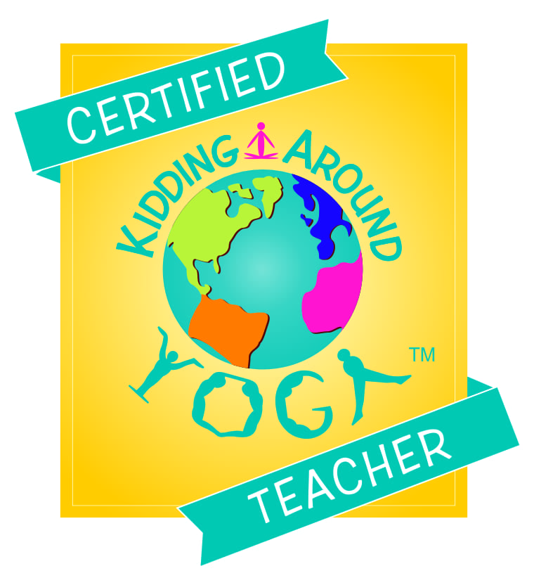Kidding around yoga logo